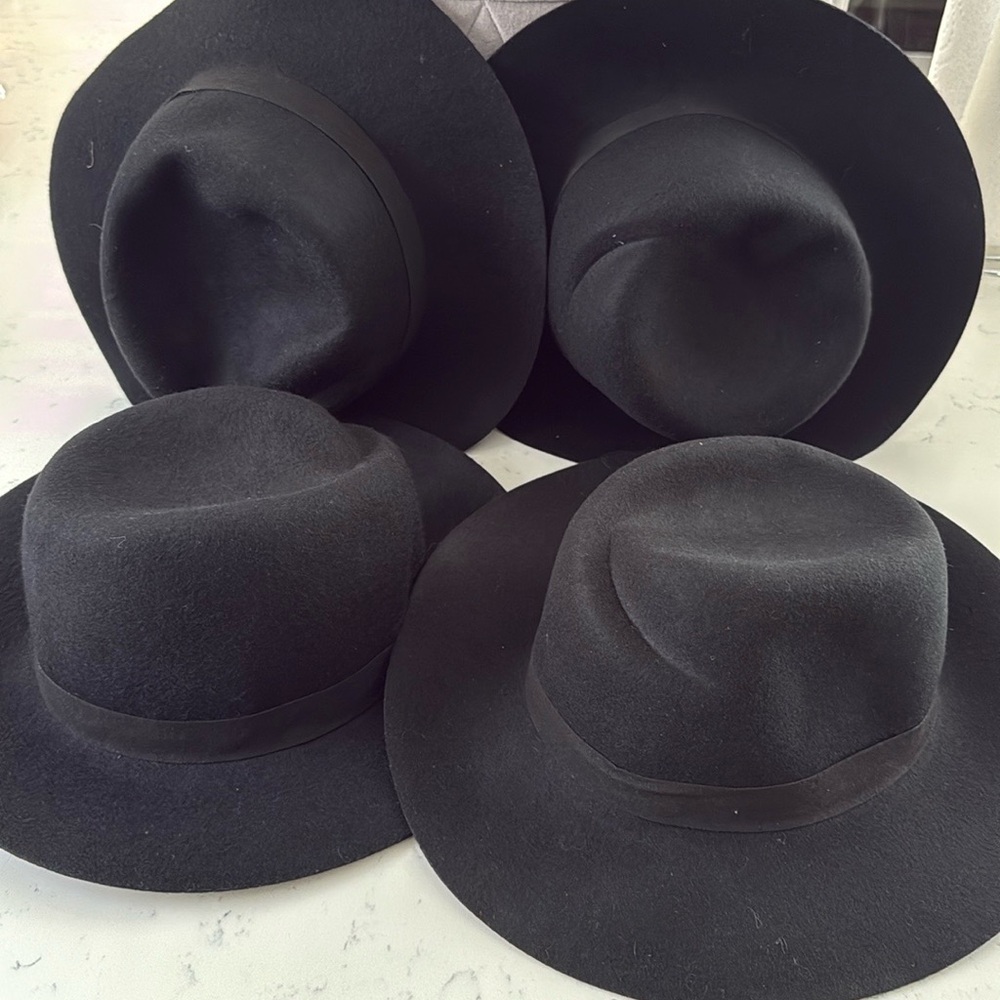 Jack + Lucy Bicoastal Wide Brim Hat X 4 NWT